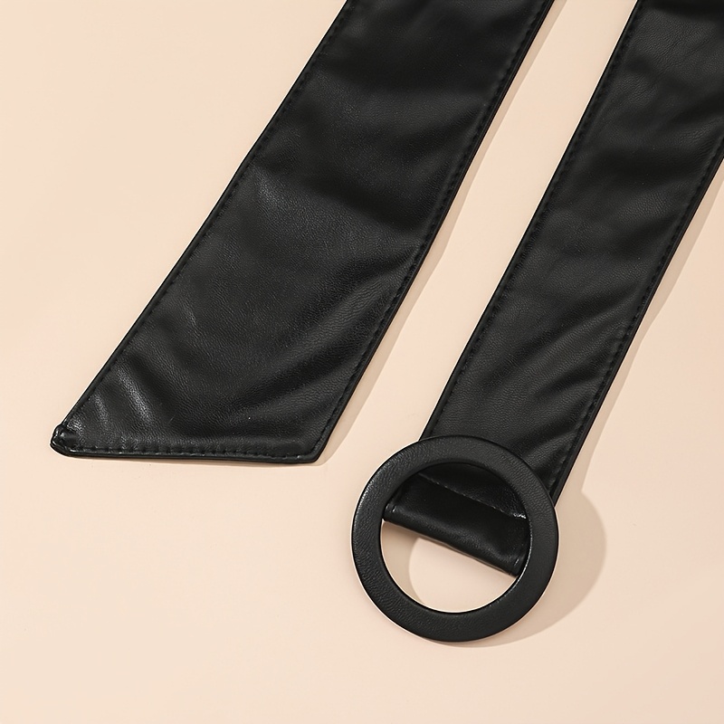 Stylish Waist Belt with Decorative Buckle for Women's High End Look